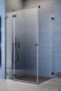 Radaway Essenza Pro Black Kdj kabina 110x70cm lewa czarny mat/szkło przejrzyste 10097110-54-01L/10098070-01-01